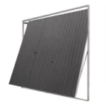 Usa basculanta garaj 2720×2230 mm + usa mica pietonala Gri RAL 7016 MS, finisaj mat structurat – Pret Ieftin