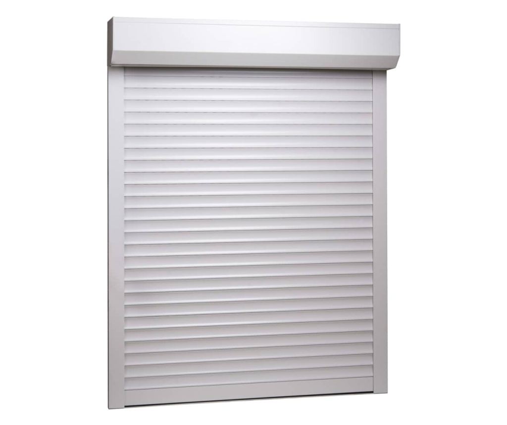Oblon rulant, alb, 140 x 150 cm, aluminiu – Pret Ieftin