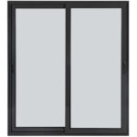 Fereastra PVC glisanta gri antracit H2100mm x L2000mm