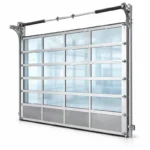 Usa de garaj sectionala vitrata 60 mm – Pret Ieftin