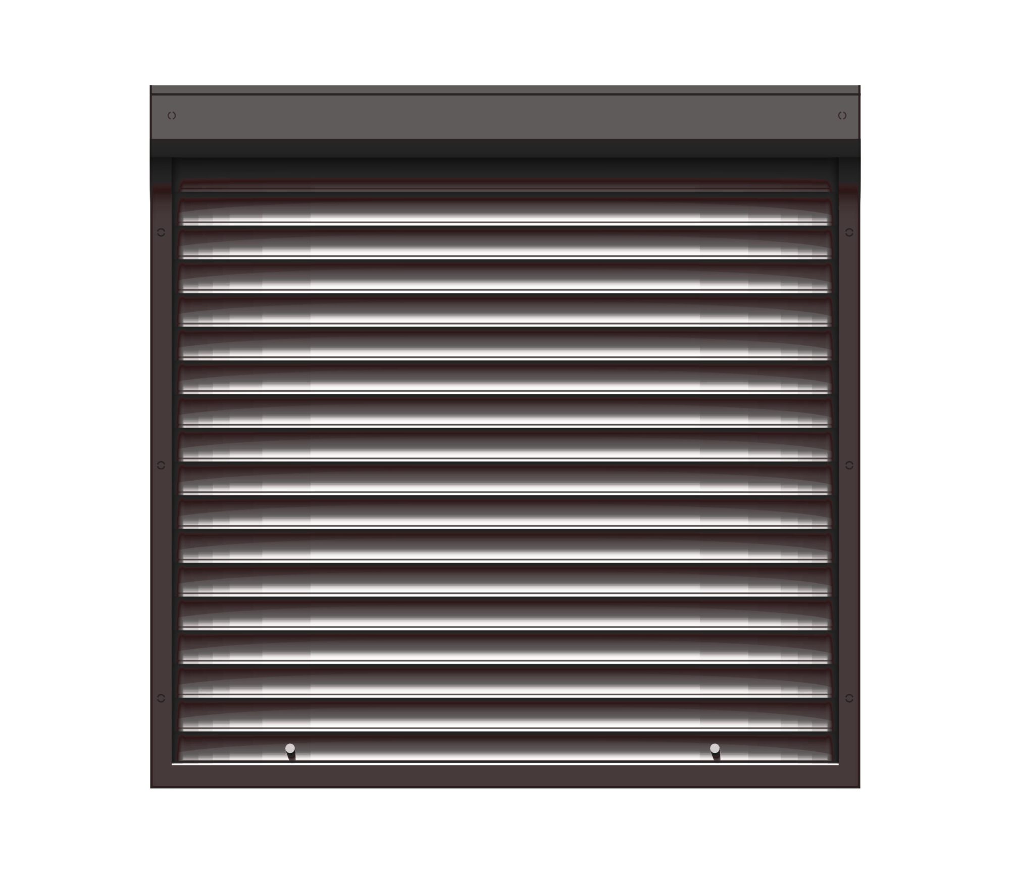 Usa de Garaj Tip Rulou 1500 x 2200 LxH – Lamela 55mm – MARO INCHIS – RAL 8019
